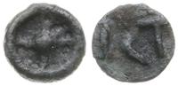brąz imitujący monety Istrii V-IV w. pne, Aw: ko