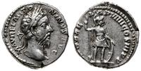 denar 177-178, Rzym, Aw: głowa cesarza w wieńcu 