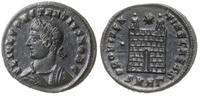 follis 348-351, Heraclea, Aw: popiersie cesarza 