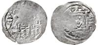 denar z lat 1146-1157, Aw: Książę z mieczem na t