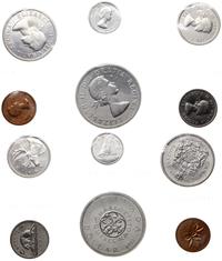 Kanada, zestaw 6 monet: 1, 5, 10, 25, 50 centów i 1 dolar, 1964