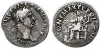 denar 98-99, Rzym, Aw: Popiersie cesarza zwrócon