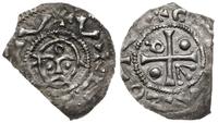 denar 967-999, Aw: Schematyczna głowa na wprost,