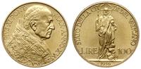 100 lirów 1936, Rzym, złoto, 5.19 g, nakład 8239