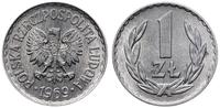 1 złoty 1969, Warszawa, wyśmienicie zachowane, r