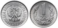 1 złoty 1969, Warszawa, wyśmienicie zachowane, r