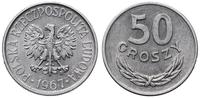 50 groszy 1967, Warszawa, rzadki rocznik, Parchi