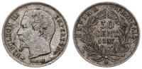 Francja, 50 centimów, 1857 A