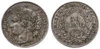 50 centimów 1871 A, Paryż, typ Ceres, rzadszy ty