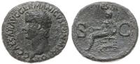 as 37-38, Rzym, Aw: Głowa cesarza w lewo, C CAES