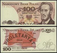 100 złotych 1.12.1988, seria TB, numeracja 29639