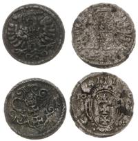 lot 2 monet, Gdańsk, ternar 1616, denar 1591, ra