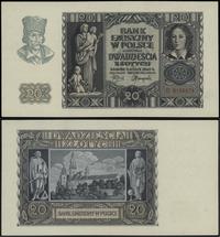 20 złotych 1.03.1940, seria G, numeracja 9166474