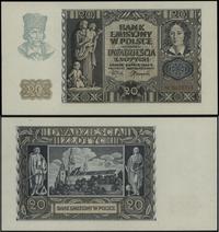 20 złotych 1.03.1940, seria N, numeracja 0077773