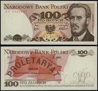 100 złotych 15.01.1975, seria AA, numeracja 2465