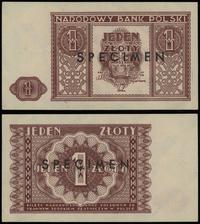 1 złoty 15.05.1946, czarny poziomy nadruk “SPECI