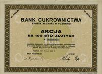 1 akcja na 100 złotych 1930, Poznań, VI emisja, 