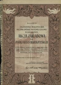 1 akcja na 1.000 marek polskich 1923, Kraków, nu
