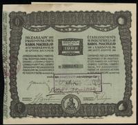 1 akcja na 1.000 marek 1921, Warszawa, numeracja