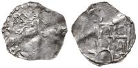 denar 1016-1047, Aw: Popiersie w prawo, z pastor