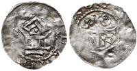 denar 929-962, Aw: Kapliczka, na dachu krzyż, AD