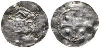 denar 1031-1051, Aw: Kapliczka krzyżem wewnątrz,