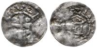 denar 1002-1024, Aw: Krzyż grecki, w każdym kąci