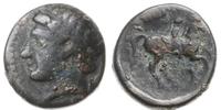 brąz  po 359 r. pne, Aw: Głowa Filipa w lewo, Rw