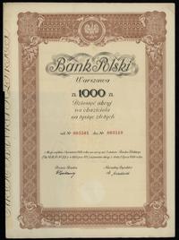akcja na 10 x 100 złotych 1.04.1934, emisja 3, n