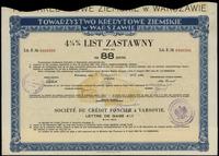 Polska, 4 1/2 % list zastawny na 88 złotych, 31.10.1935
