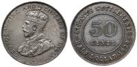 50 centów 1920, srebro próby '500', KM 35.1