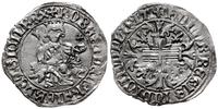 grosz (gigliato) 1312-1317, Neapol, Aw: Król sie