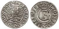 szeląg 1595, Królewiec, lekko gięty, Slg. Marien
