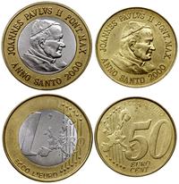 zestaw 2 monet 2000, w skład zestawu wchodzi 50 