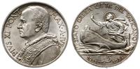 5 lirów 1933/1934, Rzym, srebro, bardzo ładne, B