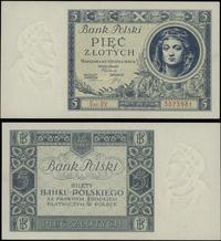 5 złotych 2.01.1930, seria BV, numeracja 5075981