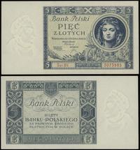 5 złotych 2.01.1930, seria BV, numeracja 5075985