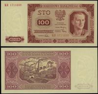 100 złotych 1.07.1948, seria KR, numeracja 47146