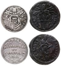 zestaw 2 monet, grosz 1760 oraz quattrino bez da
