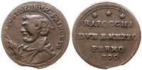 2 1/2 baiocchi 1796, Fermo, Aw: Popiersie św. Pi