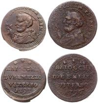 zestaw 2 monet, 2 1/2 baiocchi (Viterbo, 1796) i