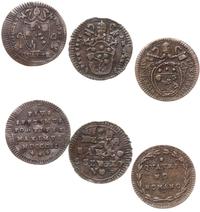 lot 3 monet, Rzym, quattrino (wybity za pontyfik