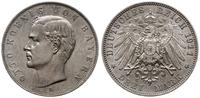 3 marki 1911, Monachium, nierówna patyna, piękne