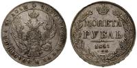 rubel 1841, Petersburg, patyna, Bitkin 192