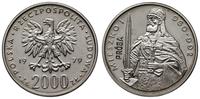 2.000 złotych 1979, Warszawa, Mieszko I /półpost