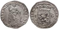1 gulden 1712, bardzo ładnie zachowany, Delmonte