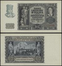 20 złotych 1.03.1940, seria L, numeracja 1757046