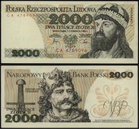 2.000 złotych 1.06.1982, seria CA, numeracja 478