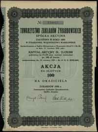 Polska, akcja na 100 złotych, 1930