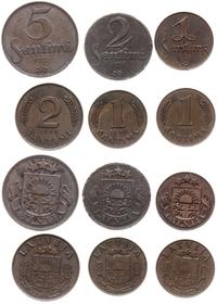 Łotwa, zestaw 9 monet